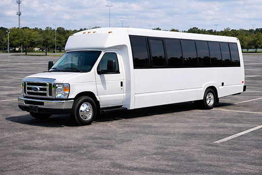 25-passenger minibus rental Los Alamos TX